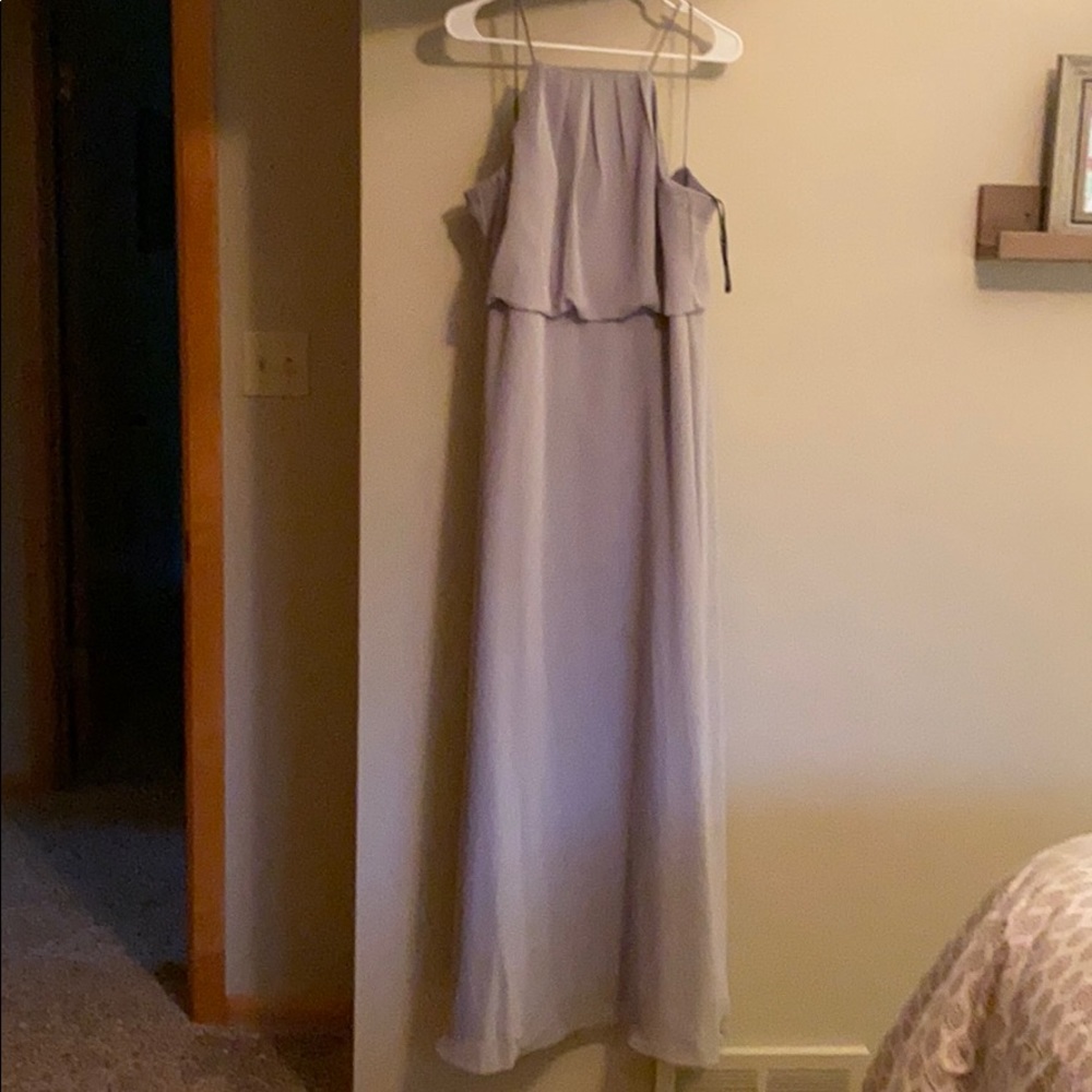 Bridesmaid dress grey